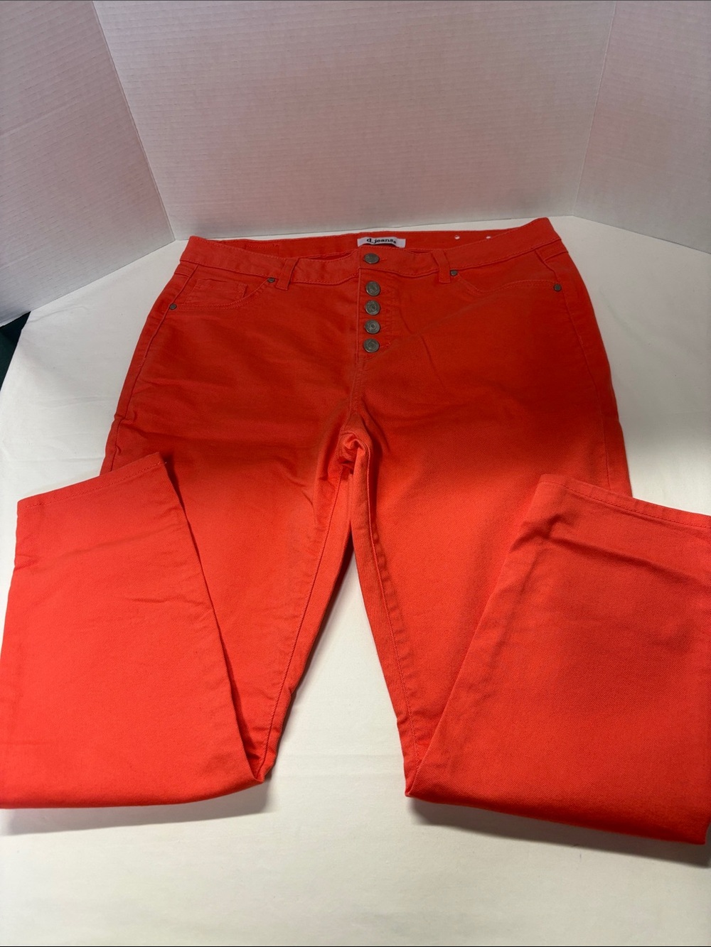 d. jeans High-Rise Coral Button-Fly Women’s ankle jeans